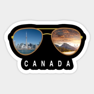 Canada   sunglasses Sticker